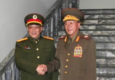 曹刚川穿梭访问朝韩两地受关注