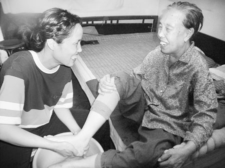 孝可能\挨板子\