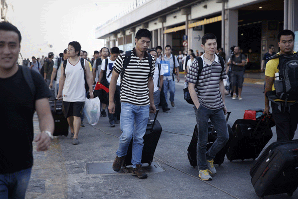 Greece evacuates 79 Chinese from Libya