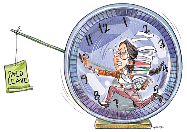 Paid leave will help people visit parents