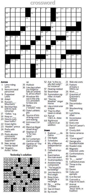 Crossword|Better English|chinadaily.com.cn