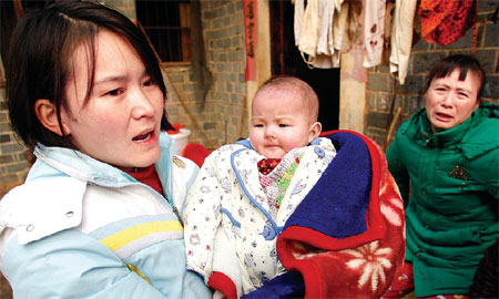 Parents blame baby formula