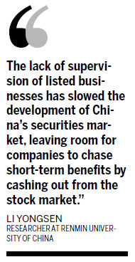 CSRC looks to reduce 'irrational' speculation