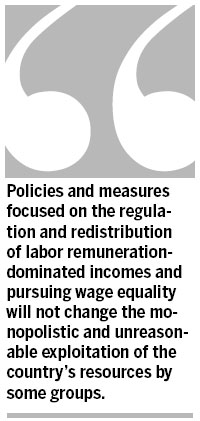 Narrowing income gaps