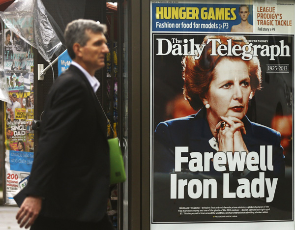 Global tributes for Thatcher