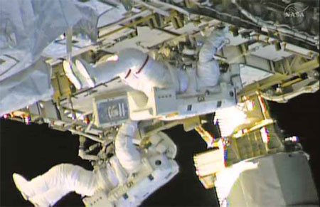 Space station's leaky pump repaired