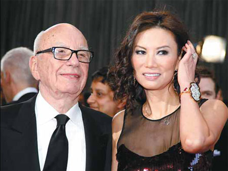 Rupert Murdoch files for divorce from wife