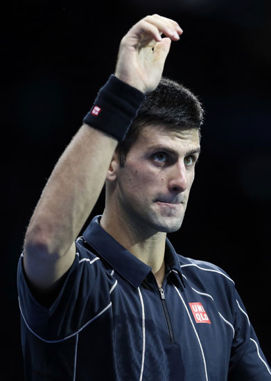 Tired Djokovic dominates as Federer falters in Finals opener