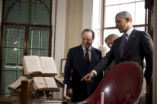 Hollande visit highlights 'incredible' historic bond