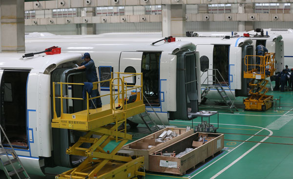 Maglev trains speeding toward greener future