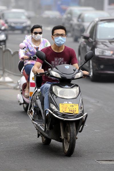 Pollution in nation worse last month than in May 2013