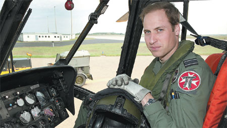 Prince William returning to the skies