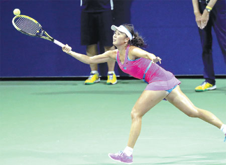 Peng cruises into Open quarterfinals