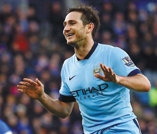 Pellegrini praises Lampard's leadership