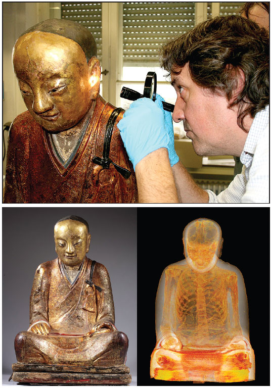 Chinese expert sheds light on monk's mummified remains