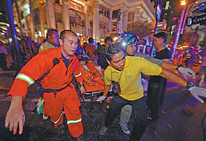 Chinese among those killed by Bangkok bomb