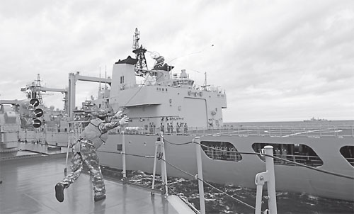 Navy completes joint beach drill