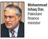 Pakistan's Dar: Projects could be co-financed