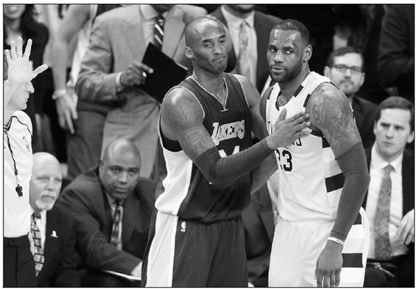 Kobe, LeBron: Mutual respect