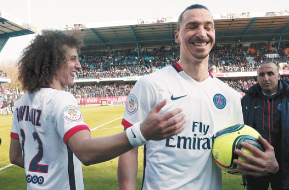 Ibrahimovic's towering terms for continuing to play in Paris