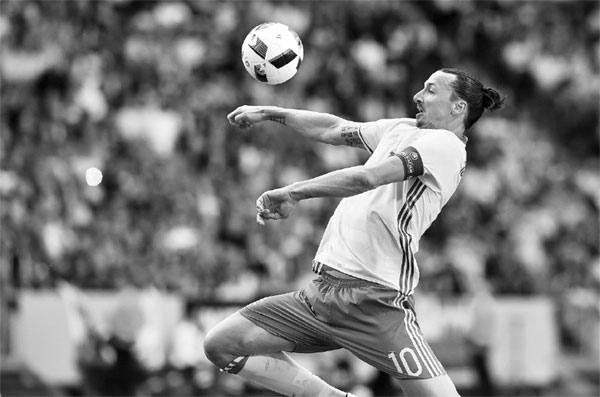 Zlatan's confidence contagious