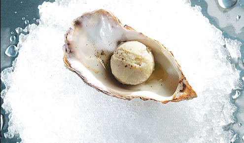 Oyster ice cream