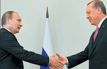 Putin and Erdogan meet in bid to 'restart dialogue'