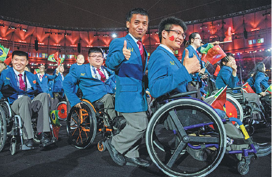 China's athletes primed for Paralympics