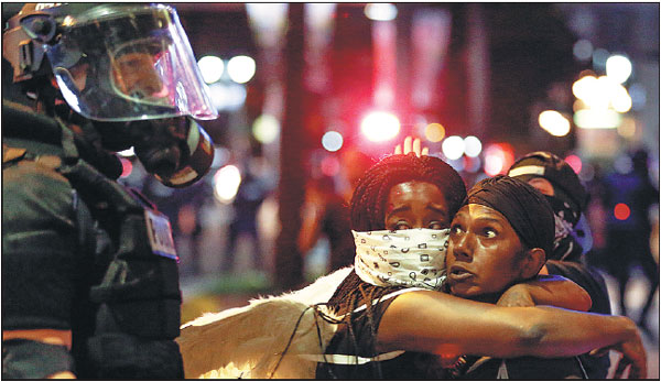 Rampaged Through Parts Of Downtown Charlotte As Anger