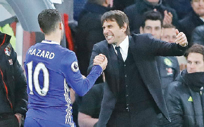 Record dozen matter to Conte