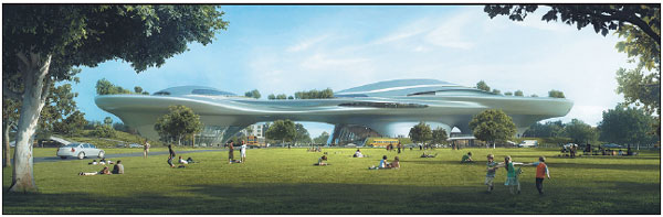 This Concept Design Provided By The Lucas Museum Of Narrative Art Shows A Rendering Of Their