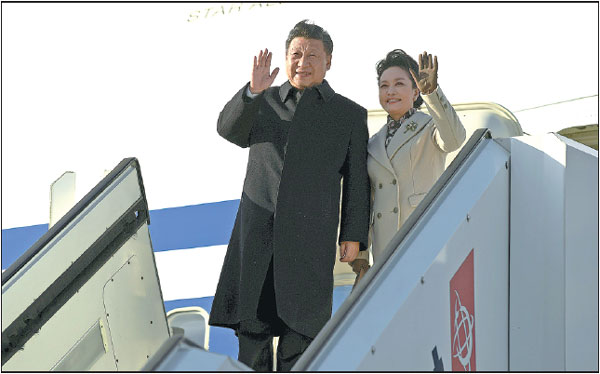Xi starts trip in Finland
