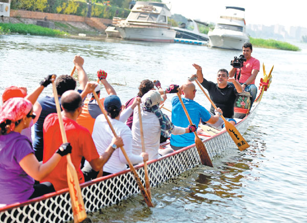 Dragon boat racing finds new niche on the Nile