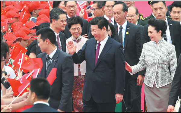 Anniversary advances Hong Kong 'confidence'