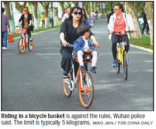 Wuhan police blacklist shared-bike saboteurs