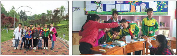 Shi Huifen First From Right In The Left Picture Teaches At