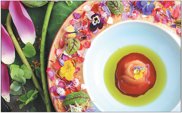 Edible petals