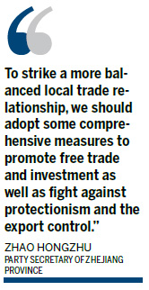 China urges US on trade