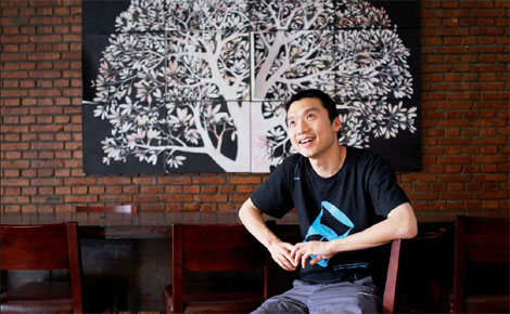 His stock in trade: creative juices
