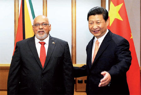 Xi meets with 7 Caribbean leaders