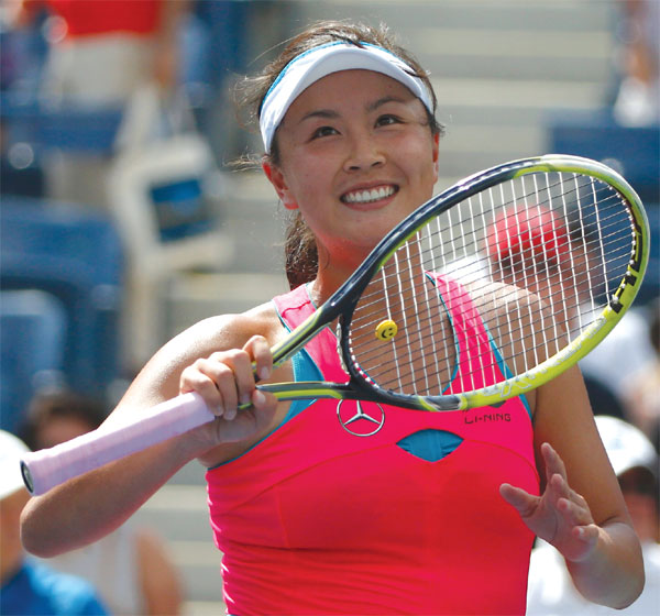 Peng advances to US Open semifinals