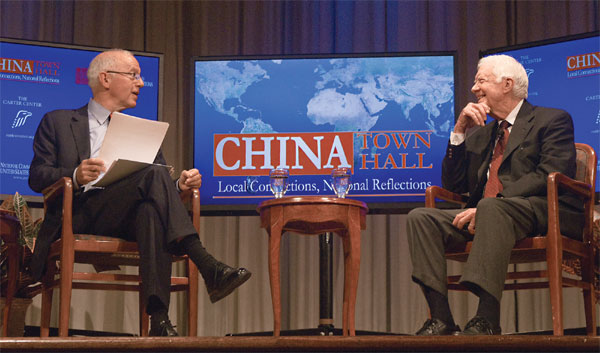 Carter: Sino-US ties most crucial