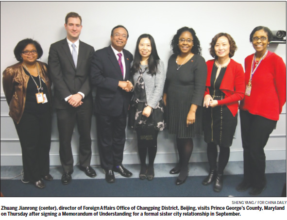 Prince George's County sees growing business with China