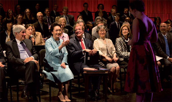 China's first lady gets 'glimpse' of Juilliard