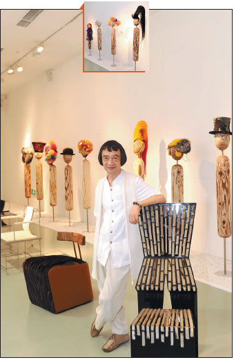 Chinese Furniture Designer Zhu Xiaojie And Some Of His Latest Designs Photos Provided To China Daily