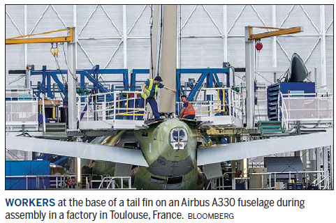 Airbus on target to deliver first A330 from Tianjin plant