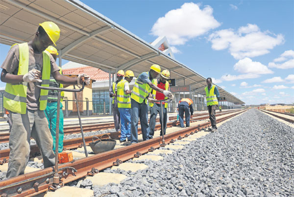 Kenya launches Chinese-built fast train