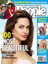 Angelina Jolie tops Most Beautiful List