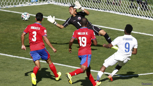 世界杯：哥斯达黎加0比0踢平英格兰