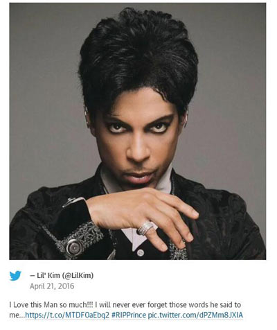 美音乐奇才Prince逝世 各路音乐人发推纪念